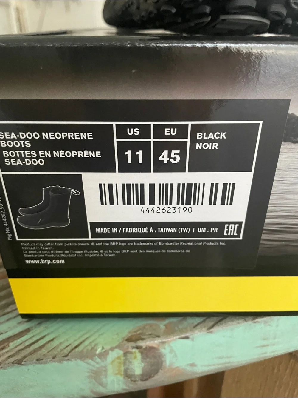 Sea-Doo Black Neoprene Water Boots - New in Box Men’s Size 11